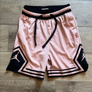 Jordan Athletic Shorts in Pink and Black